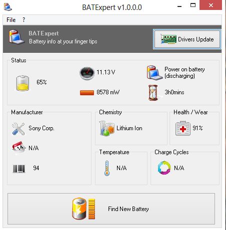 Laptop battery health check software free download acrobat reader download 64 bit windows 7
