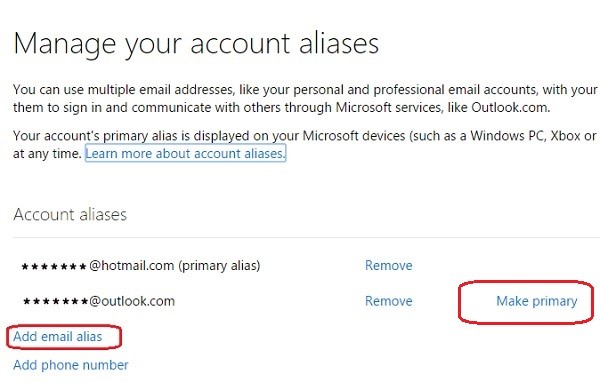 add an alias in outlook for mac